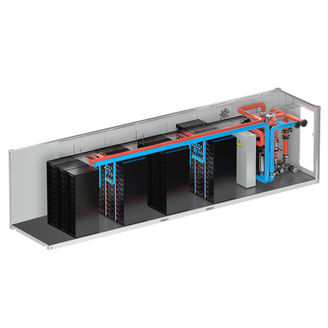 Prefabricated container data center