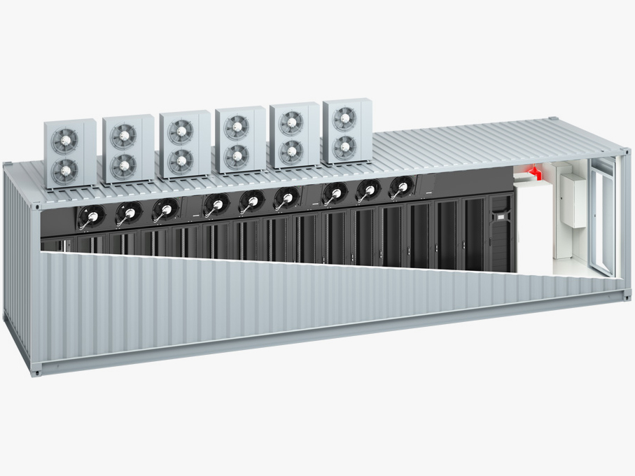 Container Data Center Diagram 1